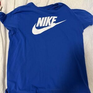 Nike Royal Blue Tee with White Logo